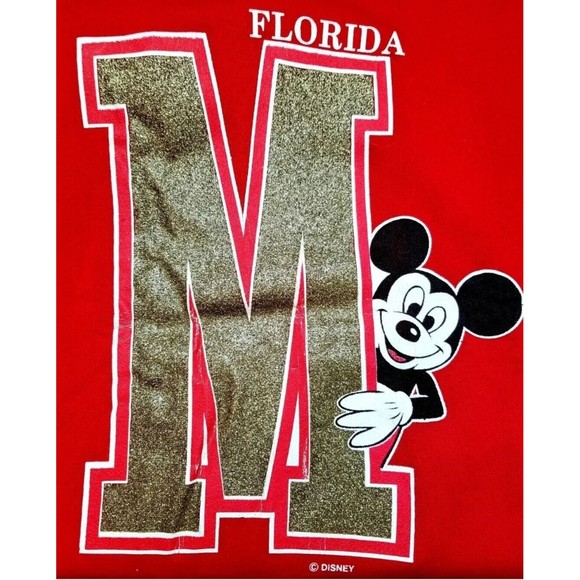 Disney MICKEY MOUSE VELVA SHEEN 1970s Florida Sweatshirt Mens Sz M USA NEW W TAG - Picture 8 of 9